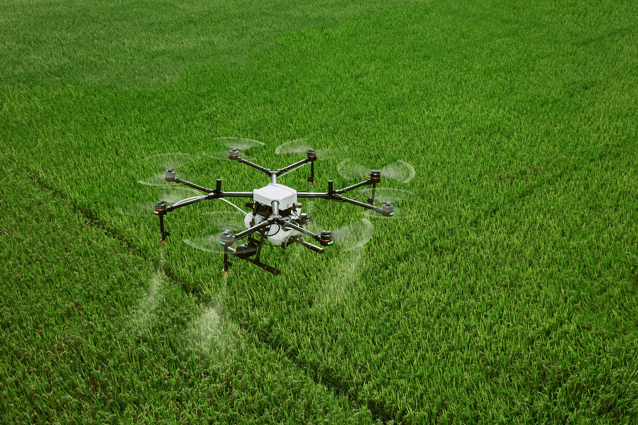 agriculture drone spraying